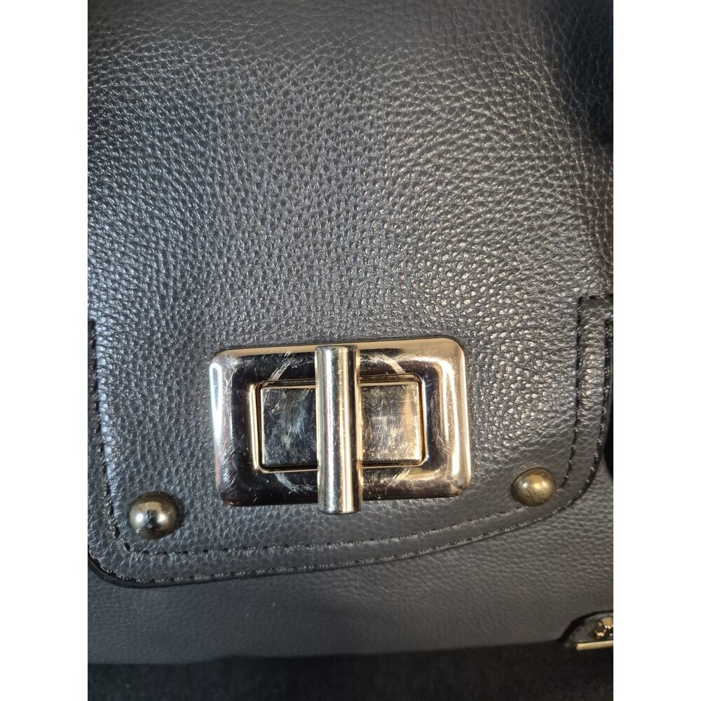 Coach Gray Leather Satchel with Gold Hardware - Picture 5 of 14